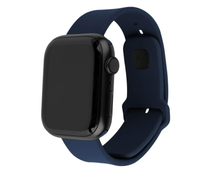 Pasek i akcesoria do zegarków FIXED Silicone Strap Set do Apple Watch 44/45/46/49 mm blue